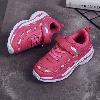 Girls Sport Shoes Waterproof Running Shoes