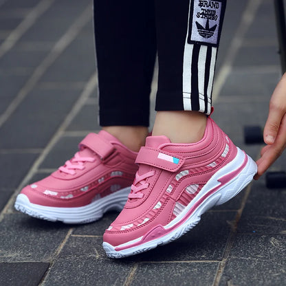 Girls Sport Shoes Waterproof Running Shoes