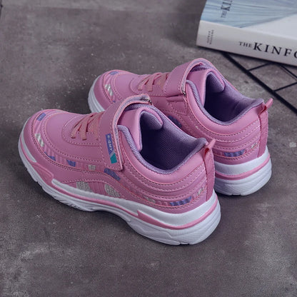 Girls Sport Shoes Waterproof Running Shoes