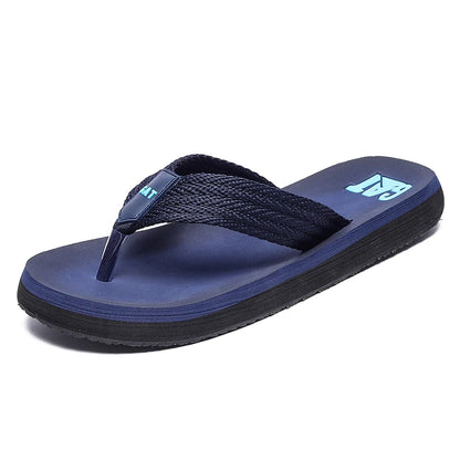 Flip-flops summer men's outdoor casual beach shoes breathable lightweight soft-soled slippers non-slip wear-resistant sandals