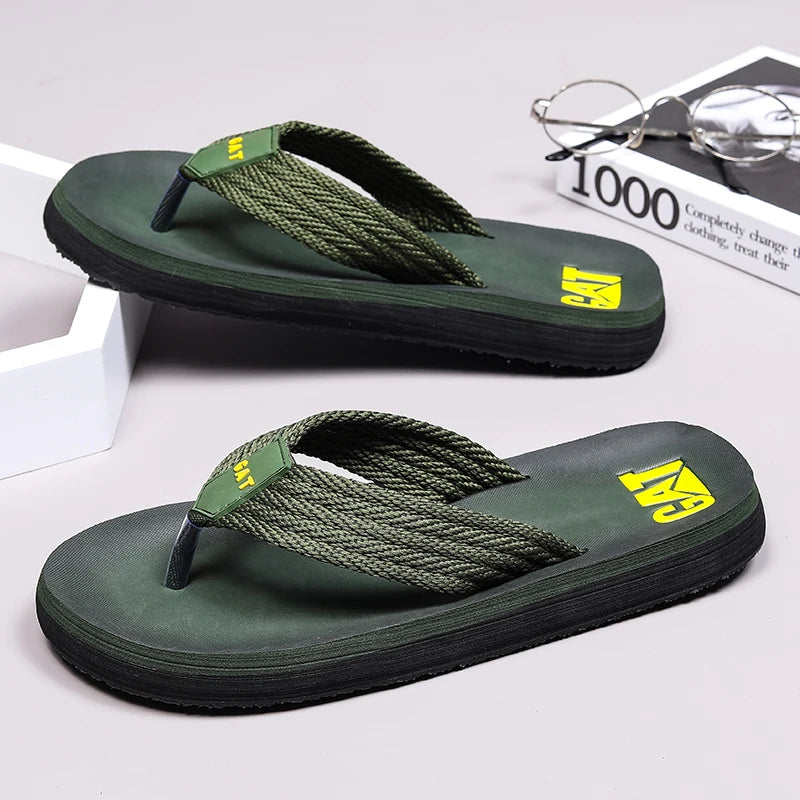 Flip-flops summer men's outdoor casual beach shoes breathable lightweight soft-soled slippers non-slip wear-resistant sandals