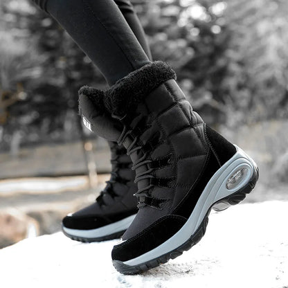 Women's Boots Winter High Quality Keep Warm Mid-Calf Waterproof Snow Boots Women Comfortable Ladies Thigh High Hiking Boots