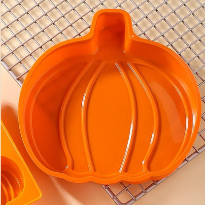 Halloween Pumpkin Shape Molds Silicone Cookies Chocolate Cake Pudding Candy Fondant Cake Decorating Thanksgiving Gifts Bakeware