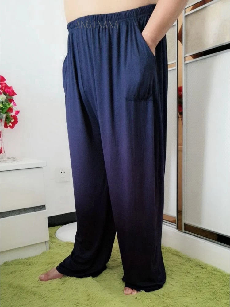 Large men's pants 15xl 240kg plus size 10xl 11xl 12xl summer high waist loose black blue stretch big sweatpants 56 58 60 62