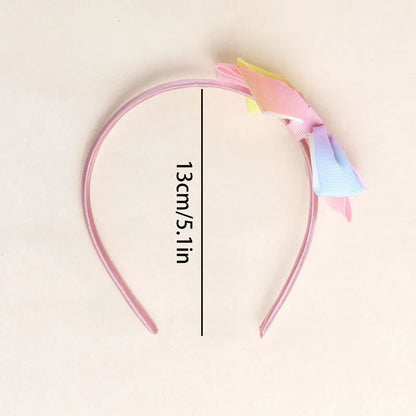 Sweet Candy Headbands Kids Non-slip Hair Hoops Ribbon Princess Hairband Girls Boutique Bowknot Hair Hoops Kids Hair Accessories