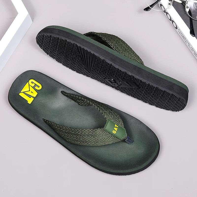 Flip-flops summer men's outdoor casual beach shoes breathable lightweight soft-soled slippers non-slip wear-resistant sandals