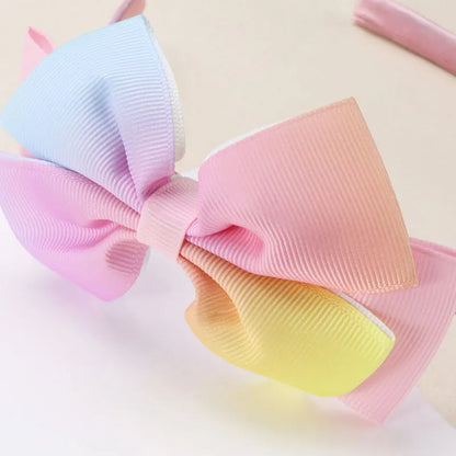 Sweet Candy Headbands Kids Non-slip Hair Hoops Ribbon Princess Hairband Girls Boutique Bowknot Hair Hoops Kids Hair Accessories