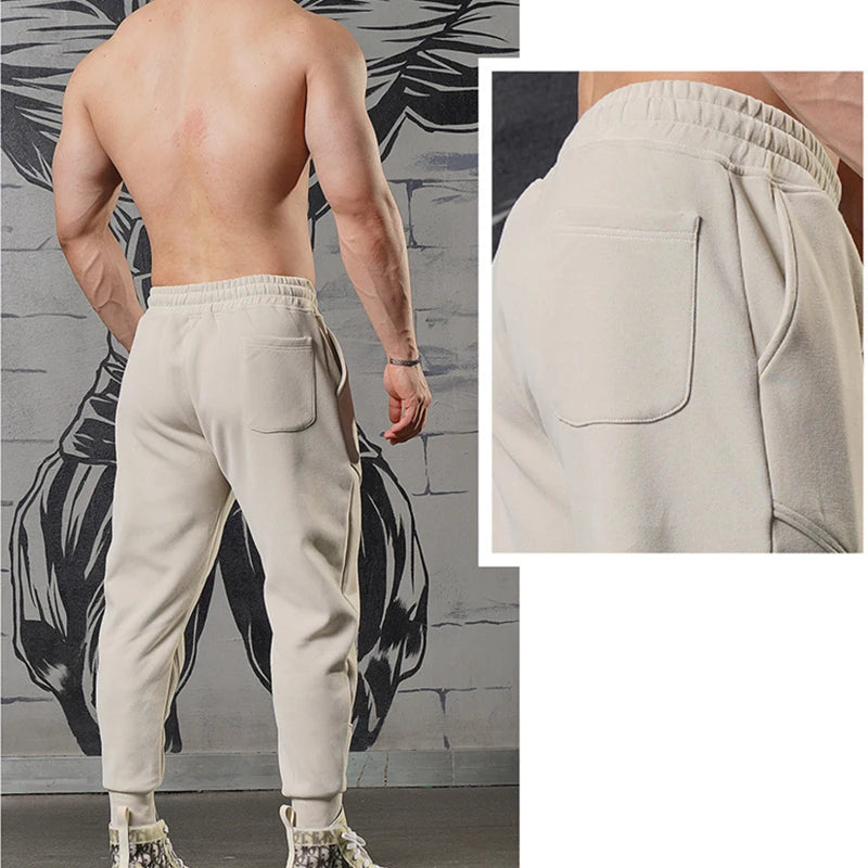 2023 Men's Winter Pants Thick Warm Sweats Thermal Lined Jogger Fleece Pants Big Trouser Male Plus Size Work 3XL black